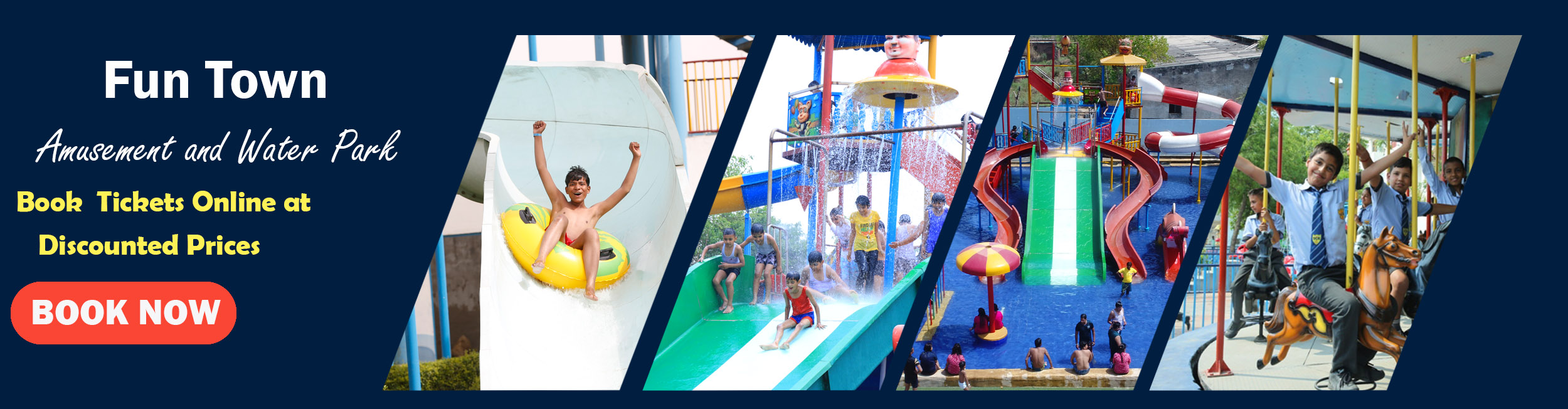 Fun Town Water and Amusement Park - Banner Promotional