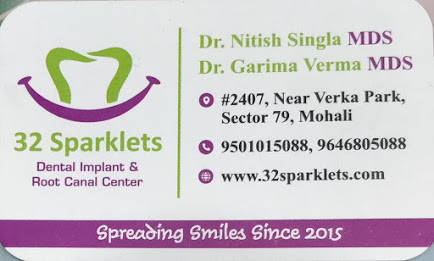 32 Sparklets Dental Implant Logo