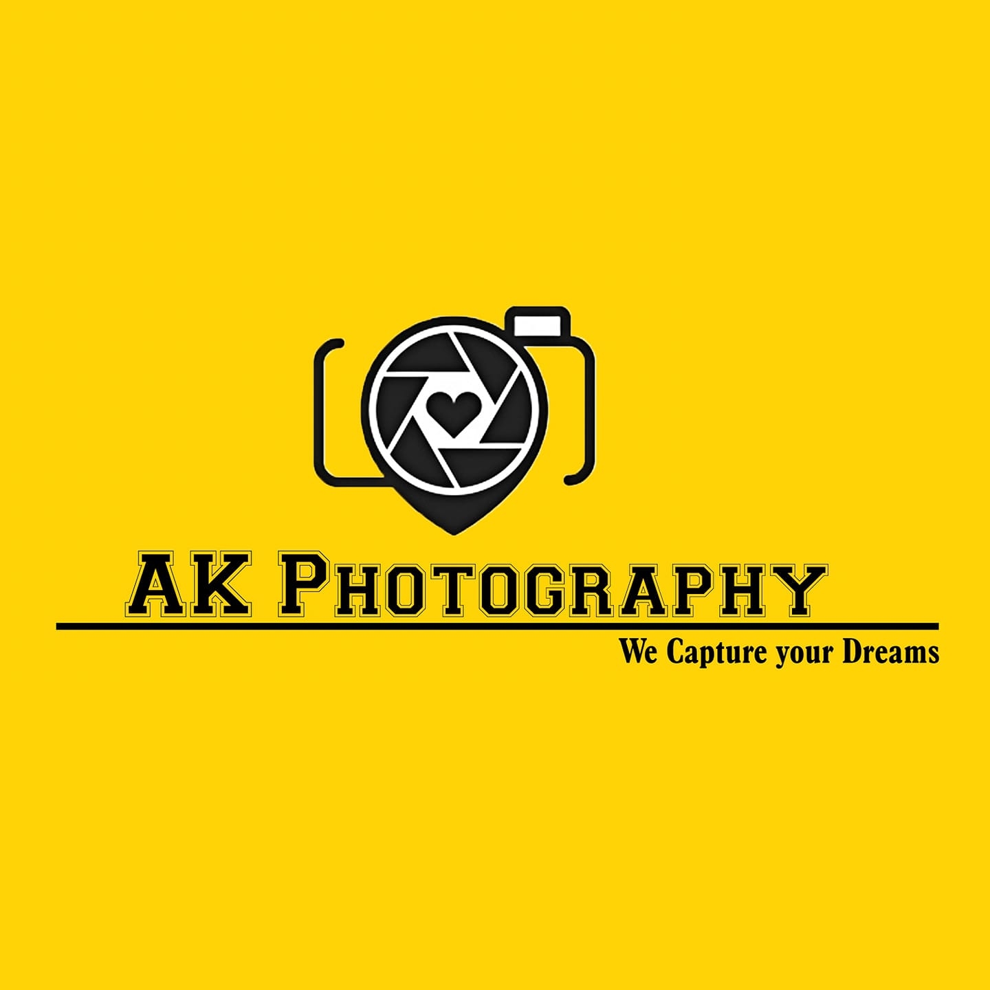 A K PHOTOGRAPHY Logo
