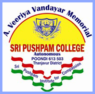 A.V.V.M. Sri Pushpam College - Logo