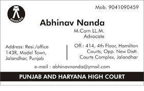 Advocate Abhinav Nanda|Legal Services|Professional Services