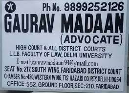 Advocate Gaurav Madaan Logo