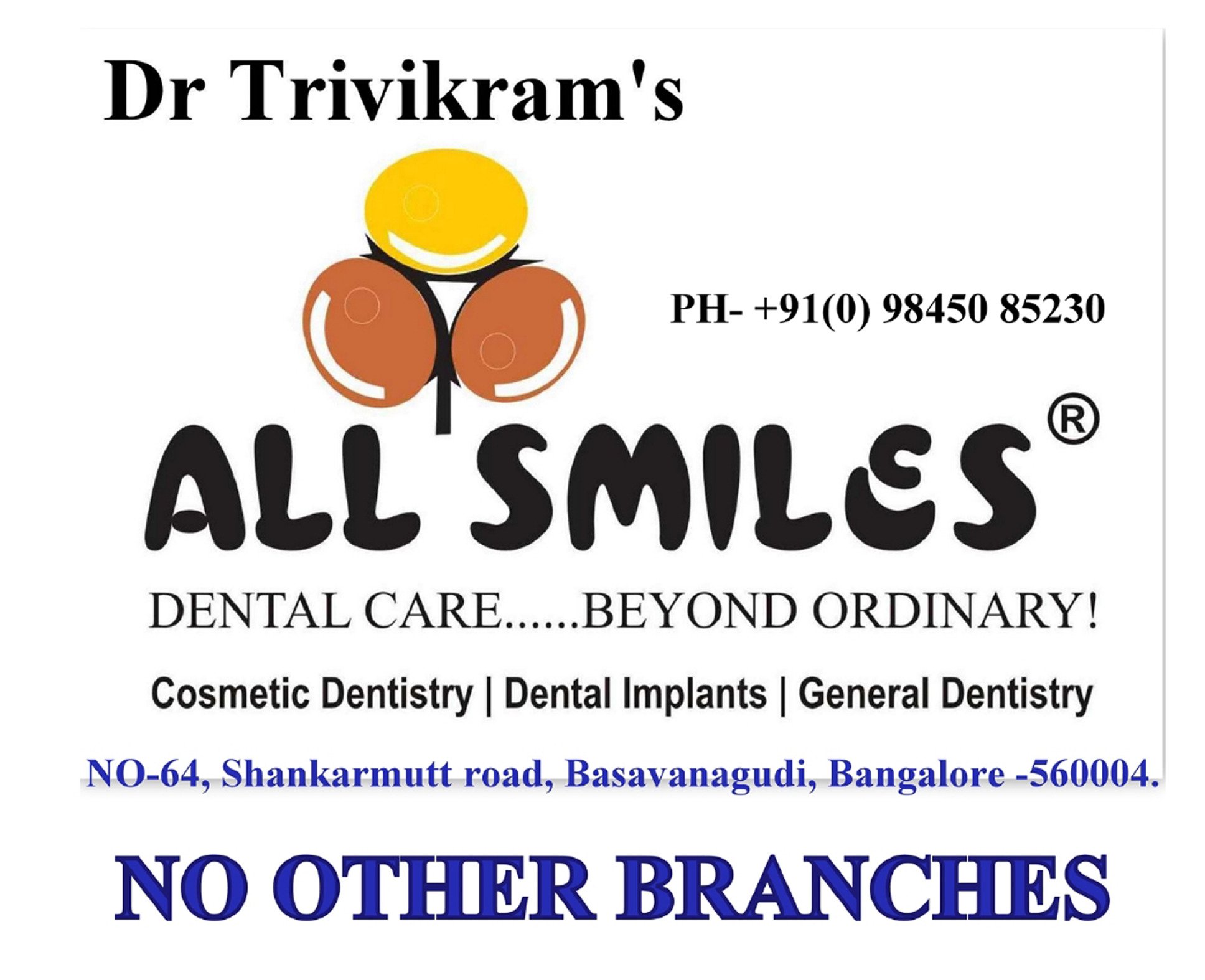 All Smiles Dental|Diagnostic centre|Medical Services