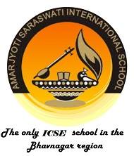 Amar Jyoti Saraswati International School Logo
