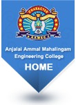 Anjalai Ammal Mahalingam Engineering College - Logo