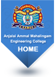 Anjalai Ammal Mahalingam Engineering College Logo