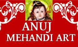 Anuj Mehandi Art - Logo