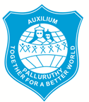 Auxilium English Medium ICSE School Logo