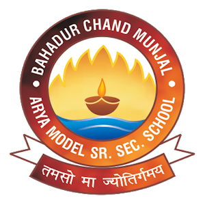 B. C. M. Arya Model Sr. Sec. School Logo