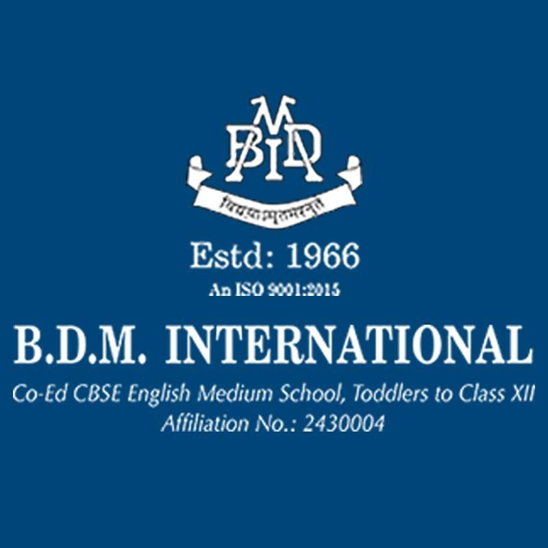B D M International school Logo