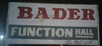 Bader Function Hall Logo
