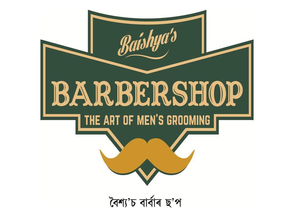 Baishya's Barbershop Logo