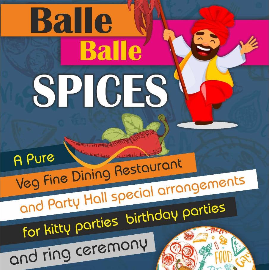 Balle Balle Spices|Restaurant|Food and Restaurant