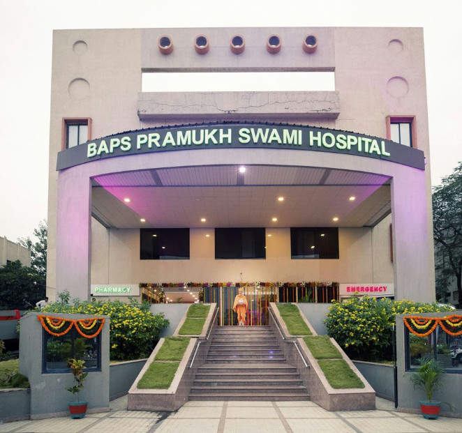 BAPS Pramukh Swami Hospital Logo