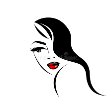 Black and Bright Beauty Salon Logo