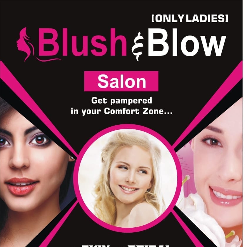 Blush & Blow Logo