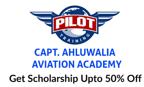 Capt. Ahluwalia Aviation Academy Logo