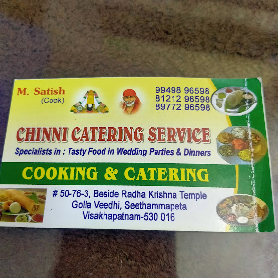CHINNI CATERING SERVICES|Photographer|Event Services