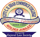 City C.U.Shah Commerce College Logo