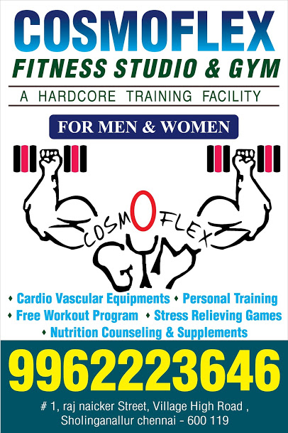 Cosmoflex Fitness Studio & Gym Logo