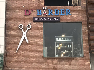 D'Barber unisex salon n spa - Logo