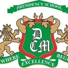 D.C.M. Presidency School Logo