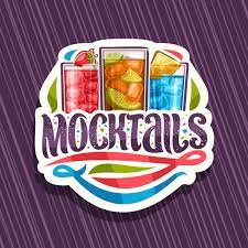 Delicious Mocktail, mocktails counter Logo