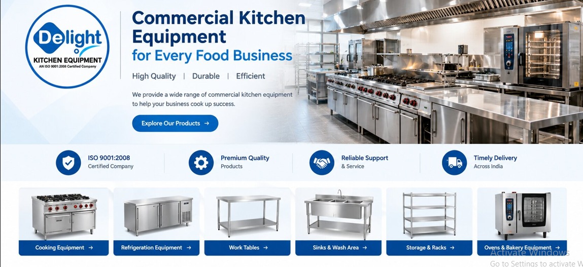 Delight Kitchen Equipment|Manufacturer|Business Services