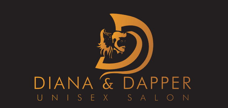 Diana & Dapper Unisex Salon Logo