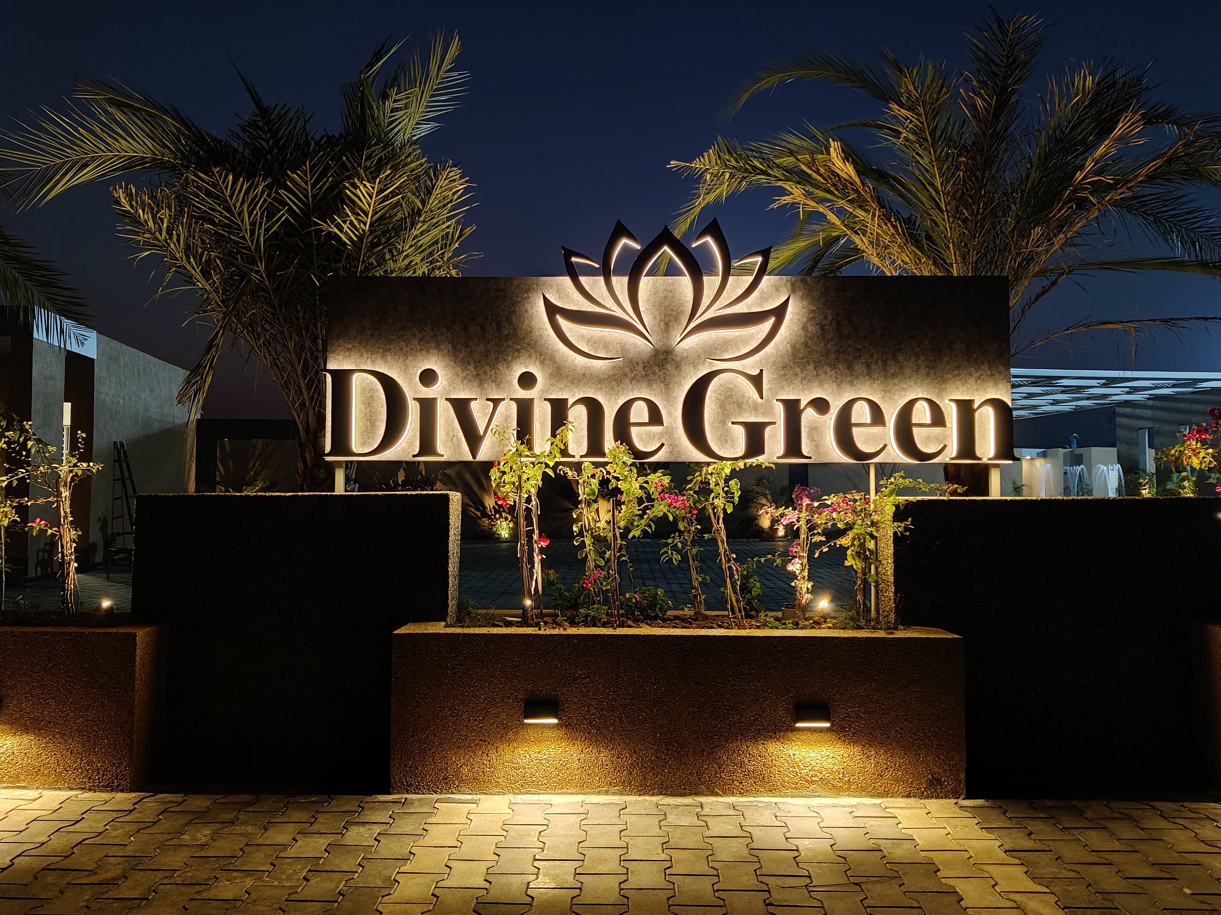Divine Green Party Plot - Logo