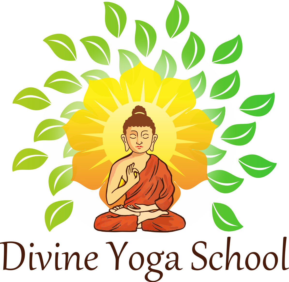 Divine Yoga - Yoga Teacher Training in Rishikesh Logo