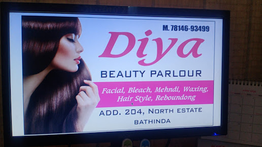 Diya Beauty Parlour Logo