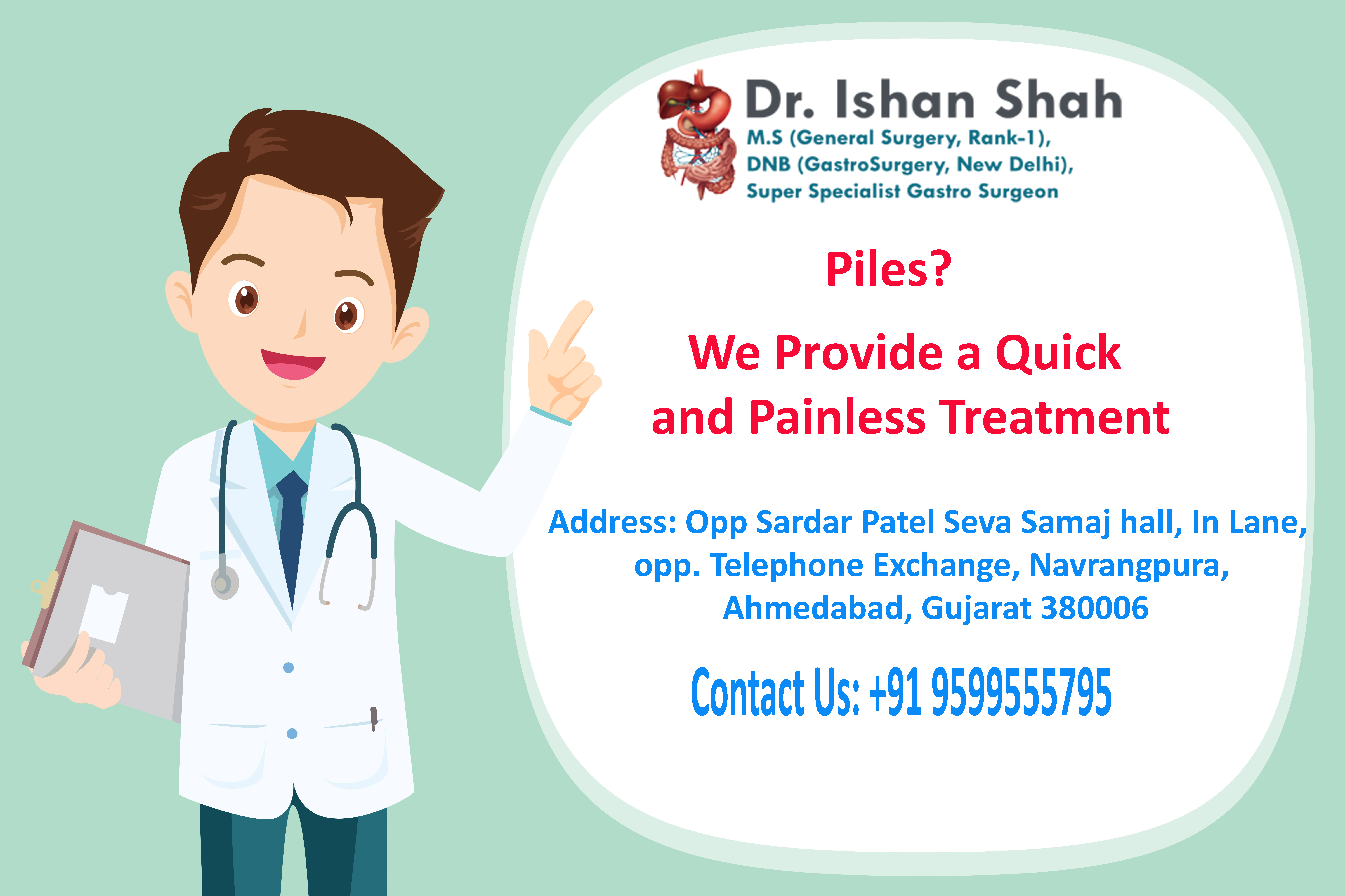 Dr. Ishan Shah -  Best Fissure Doctor in Ahmedabad Medical Services | Healthcare