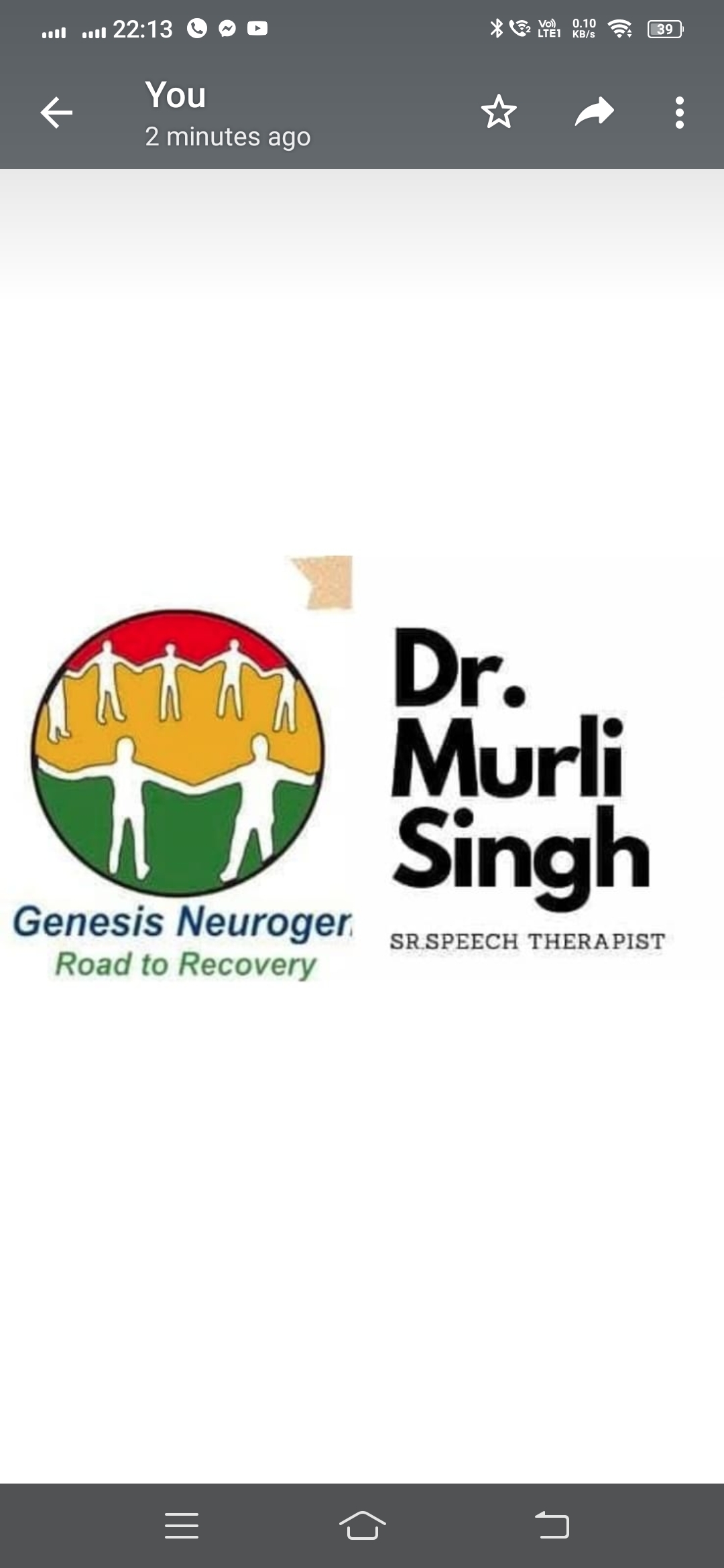 Dr. Murli Singh sr. speech therapist & Audiologist|Diagnostic centre|Medical Services