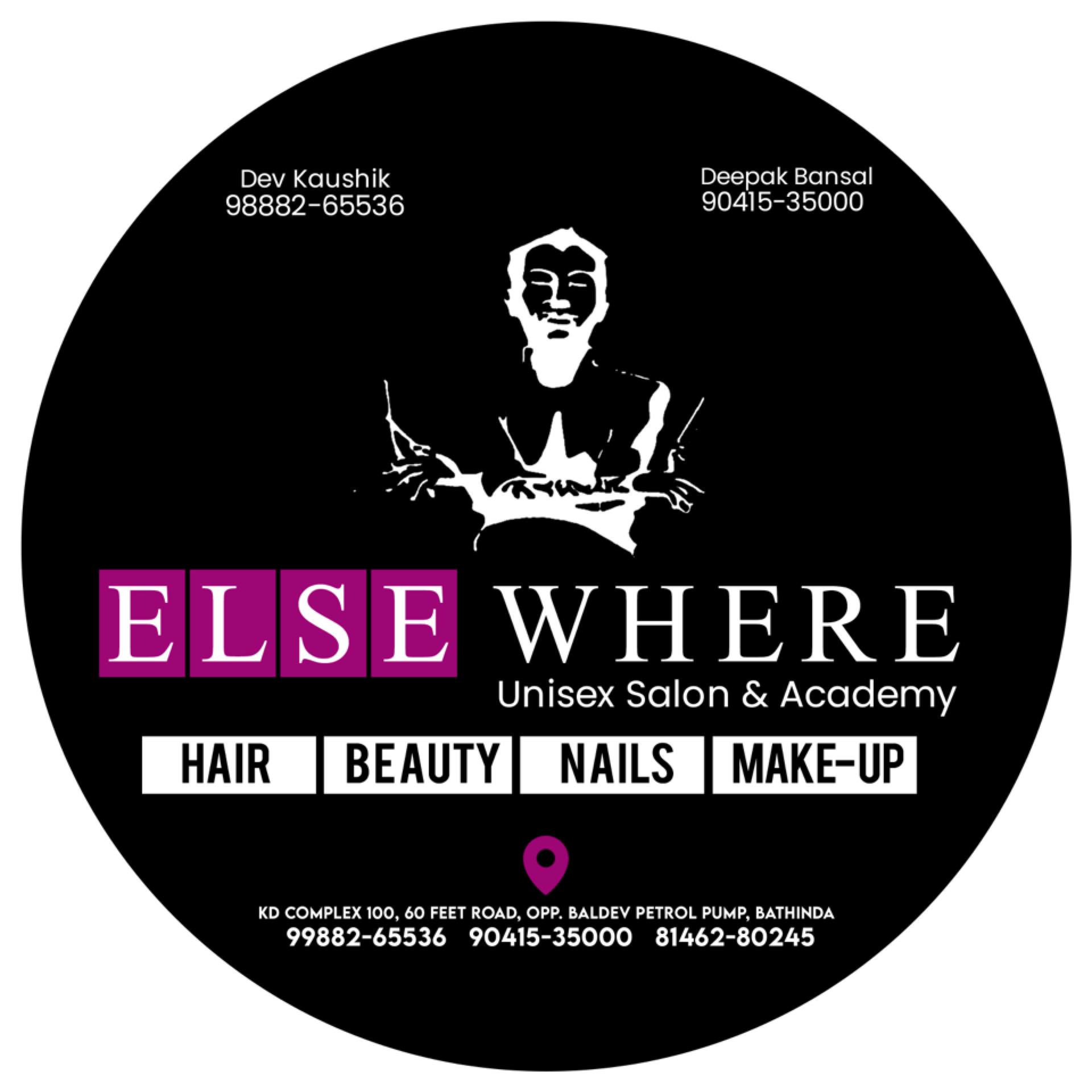 Elsewhere Professional Unisex Salon Logo