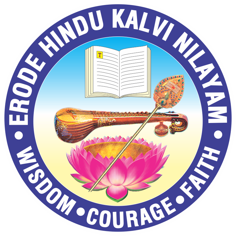 Erode Hindu Kalvi Nilayam mat hr .sec school Logo