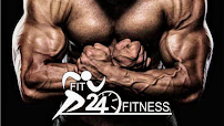 FIT 24 FITNESS BY RAJ Logo