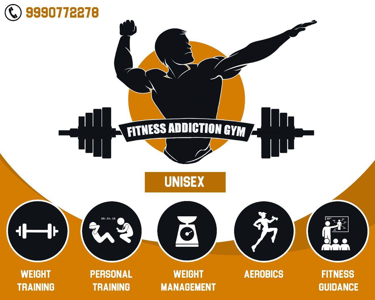 Fitness addiction gym - Logo