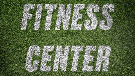 Fitness center gym Logo