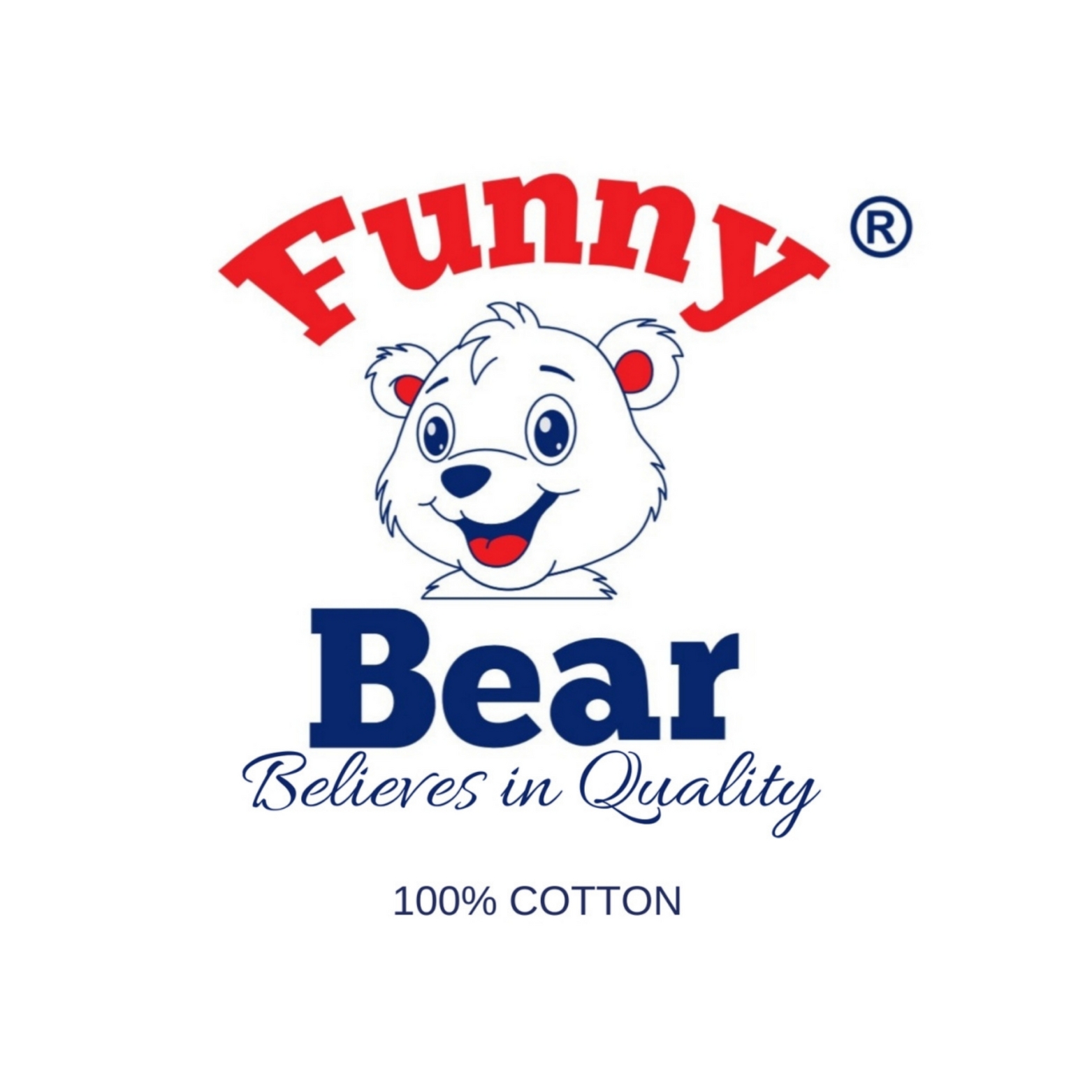 Funny Bear - Kids Wear Logo