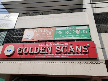 golden scans-diagnostic center - Logo