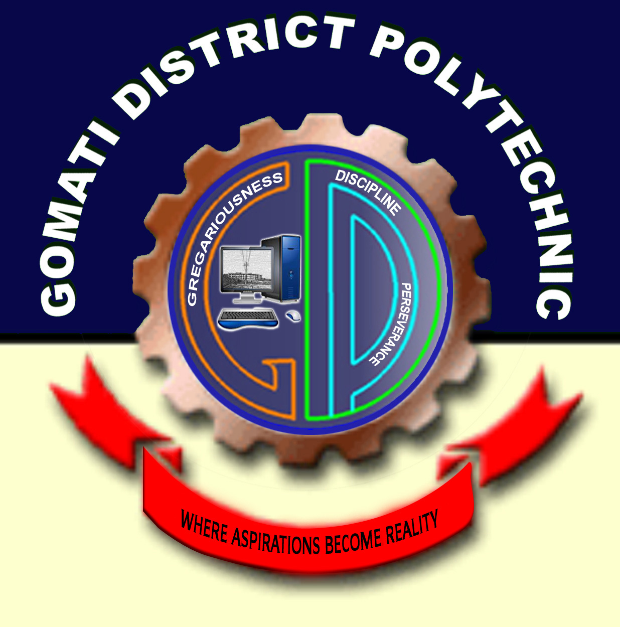 Gomati District Polytechnic Logo