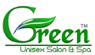 Green unisex salon and spa Logo