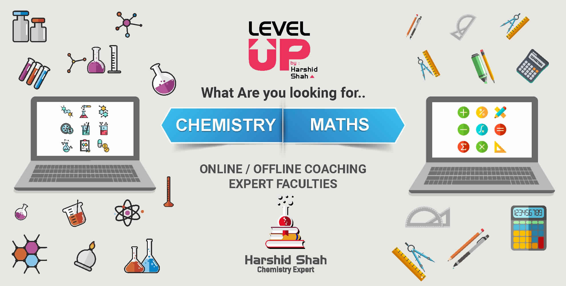 Harshid Shah Chemistry Expert - Logo