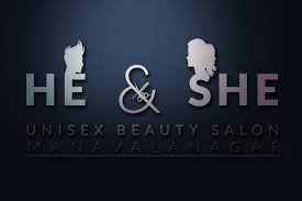 He & She Salon Logo