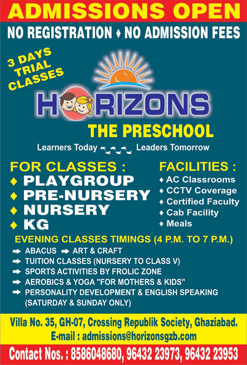 Horizons Play School Ghaziabad Education | Schools