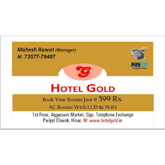 Hotel Gold Hisar|Hostel|Accomodation