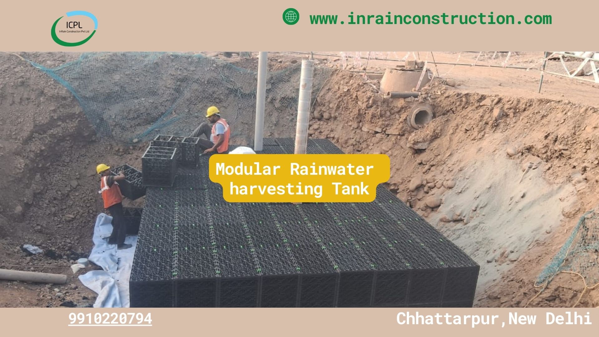 InRain Construction - Logo