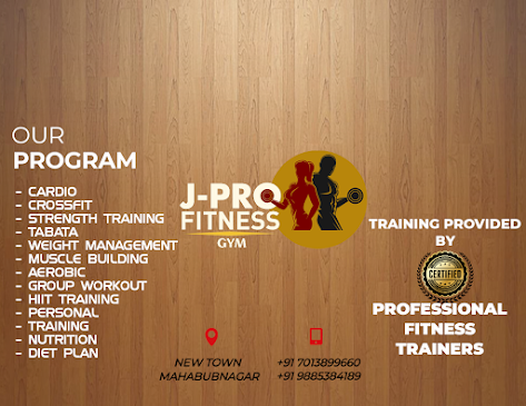 J Pro Fitness Gym - Logo