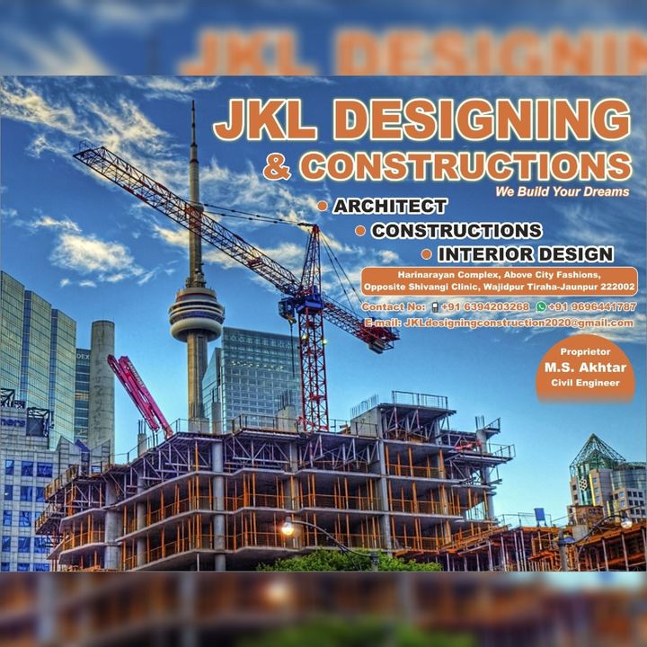 JKL DESIGNING & CONSTRUCTION Logo
